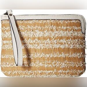 Patricia Nash Straw Woven Cassini Wristlet